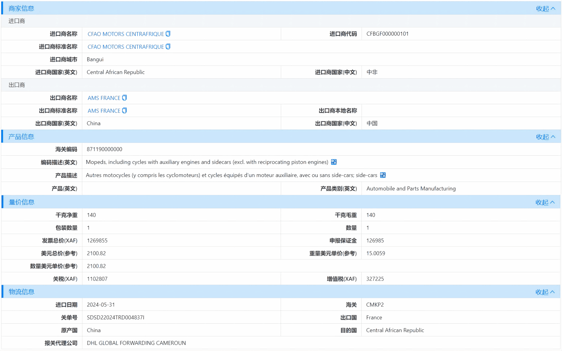 中非海关数据,海关数据,PA真人国际海关数据 中非海关数据,海关数据,PA真人国际海关数据